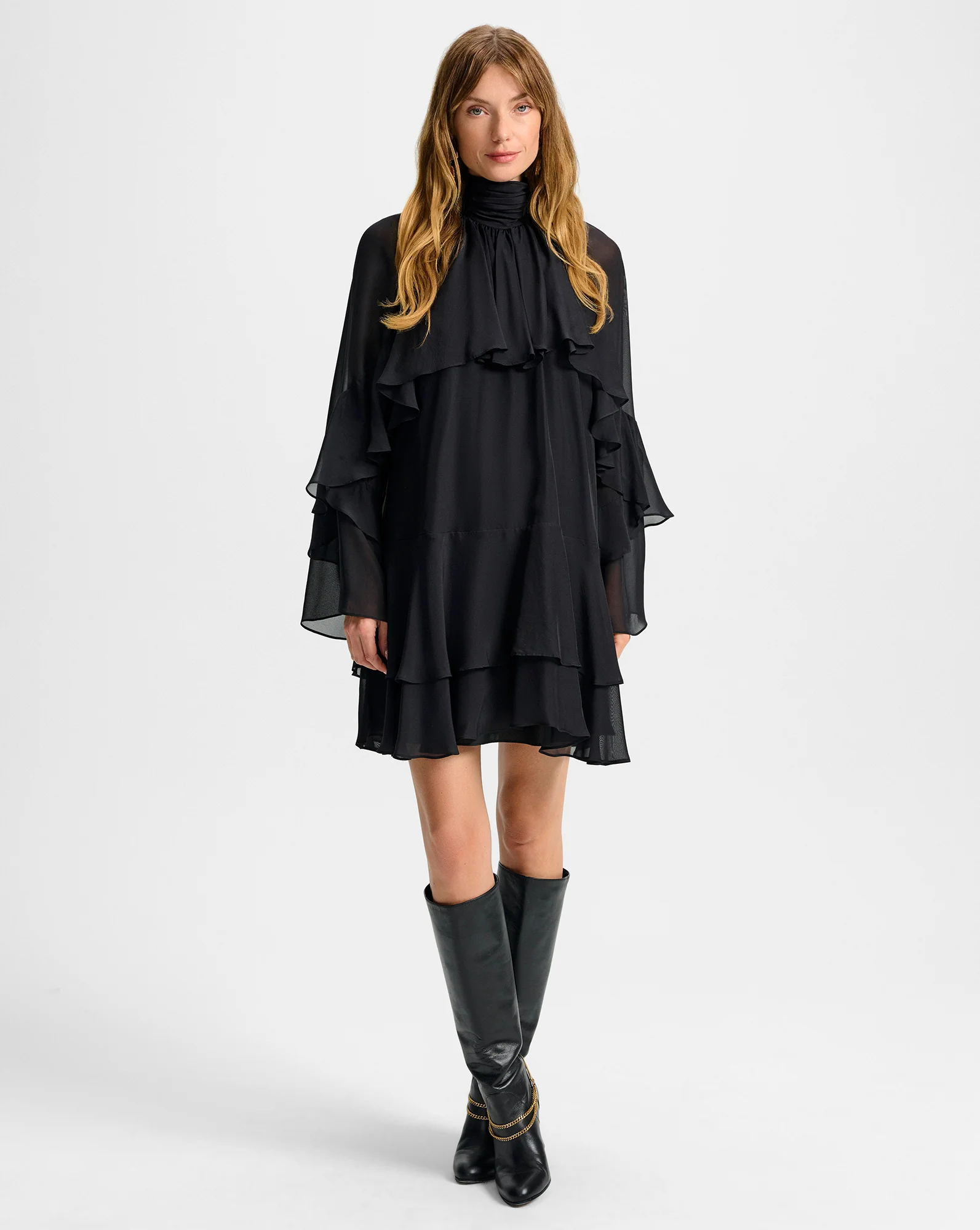 Adlington Silk Mini Dress - Image 2