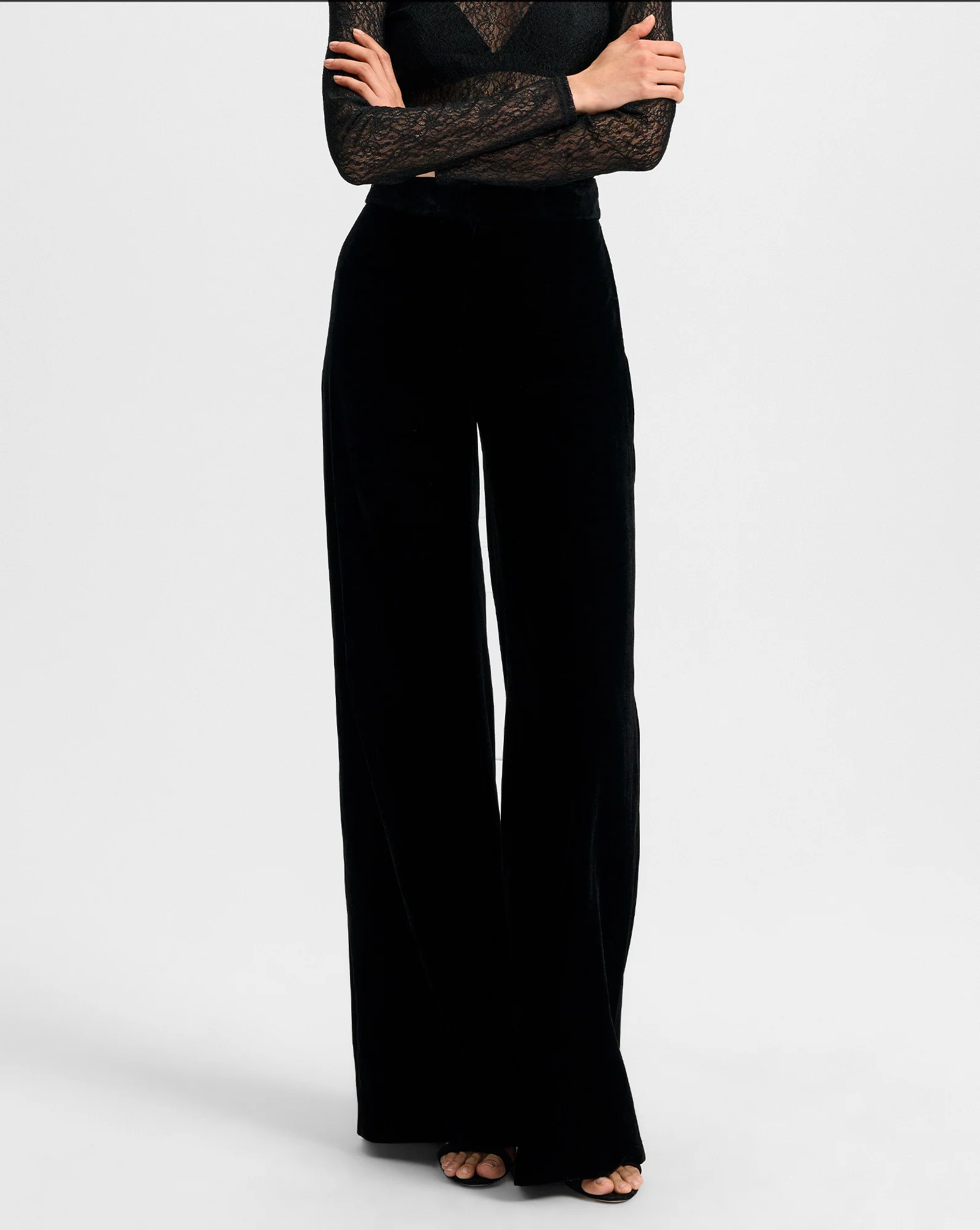 Alex Velvet Wide-Leg Pant - Image 2