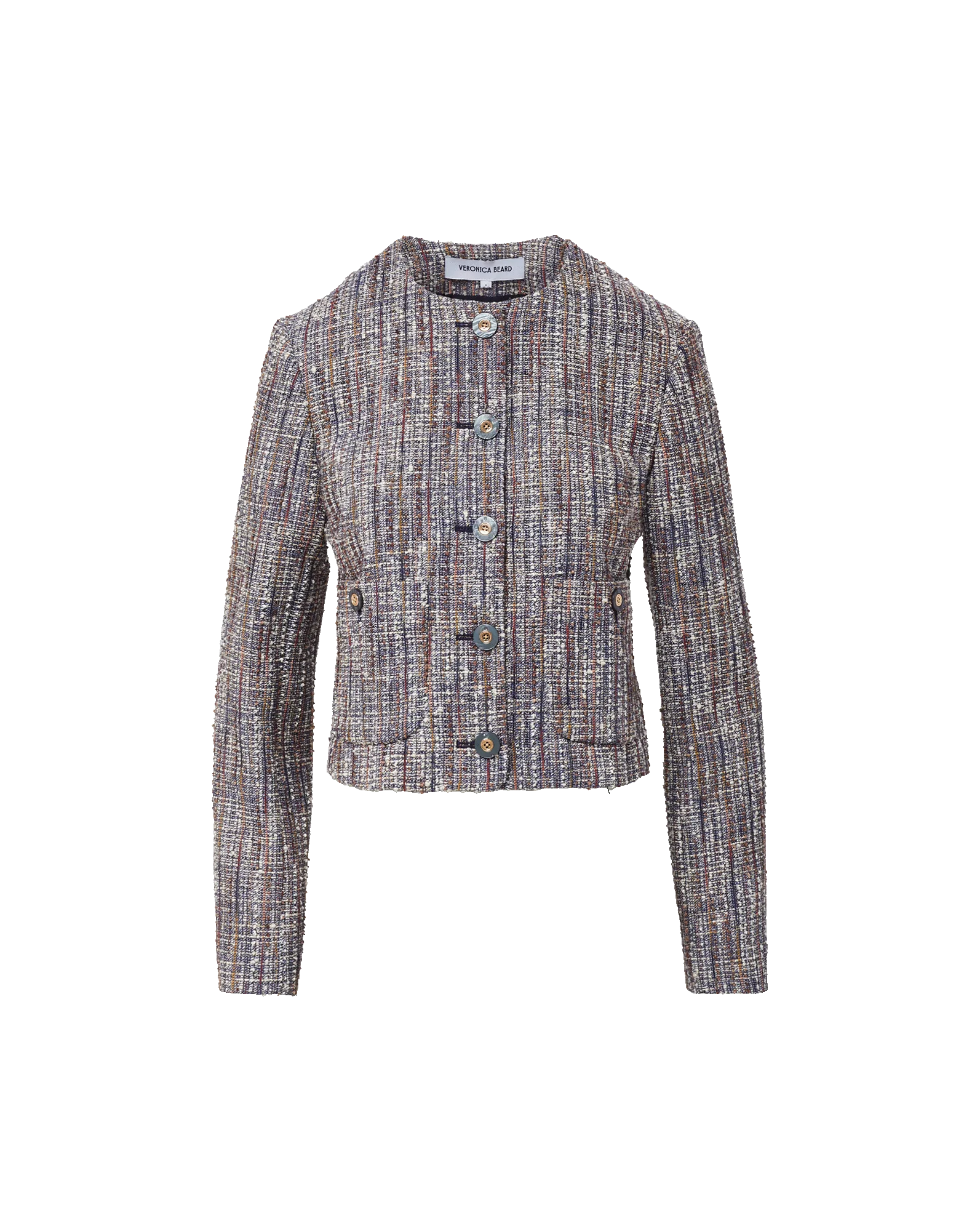 Andrea Cotton Tweed Jacket - Image 5