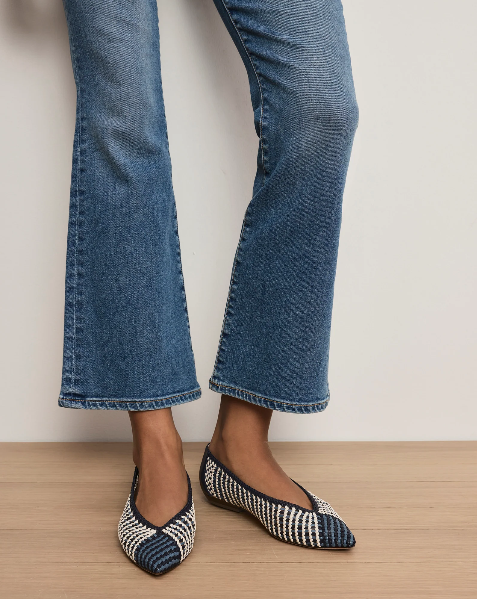Bancroft Woven Leather Flat - Image 2