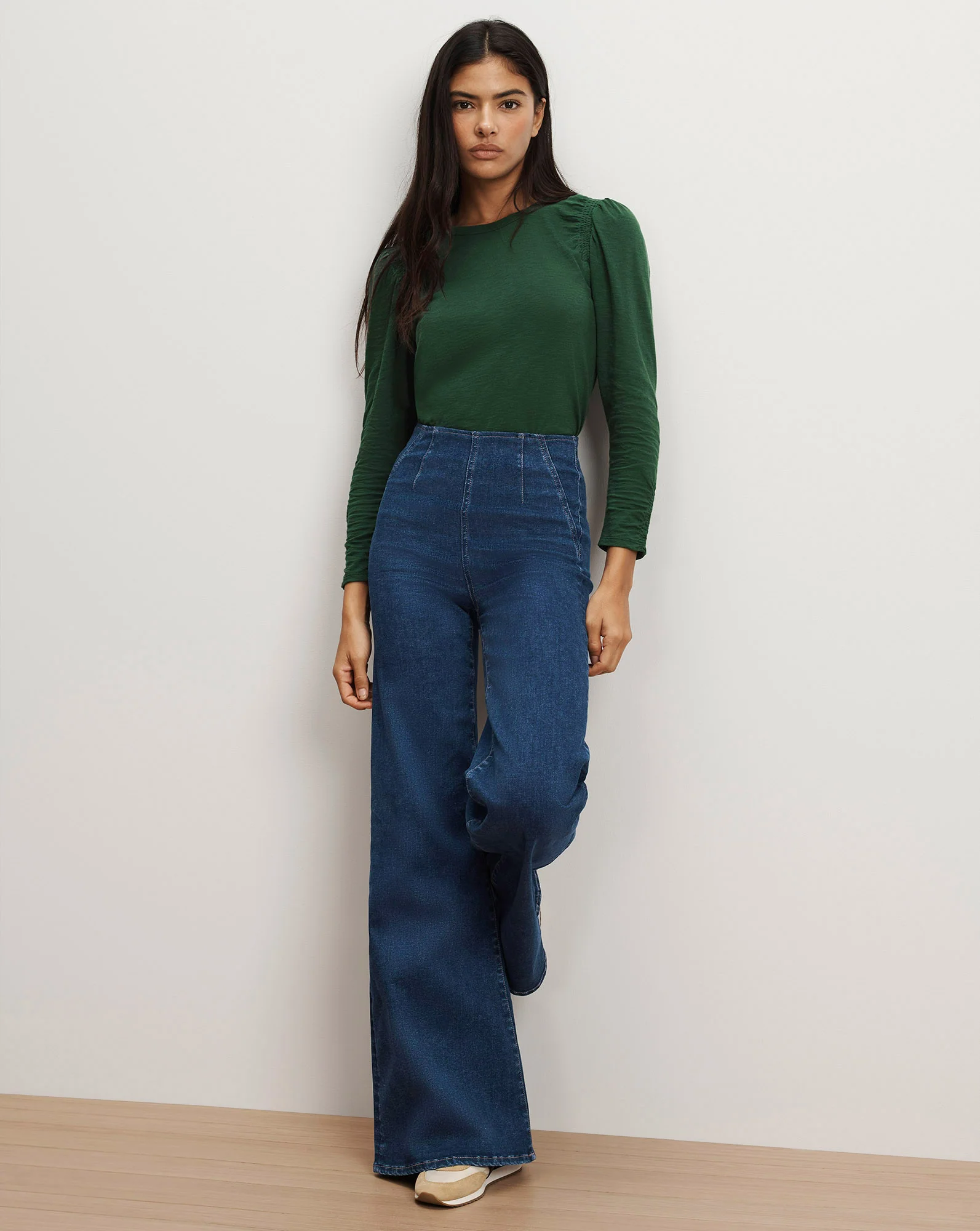 Bouvet Smocked-Shoulder T-Shirt - Image 2