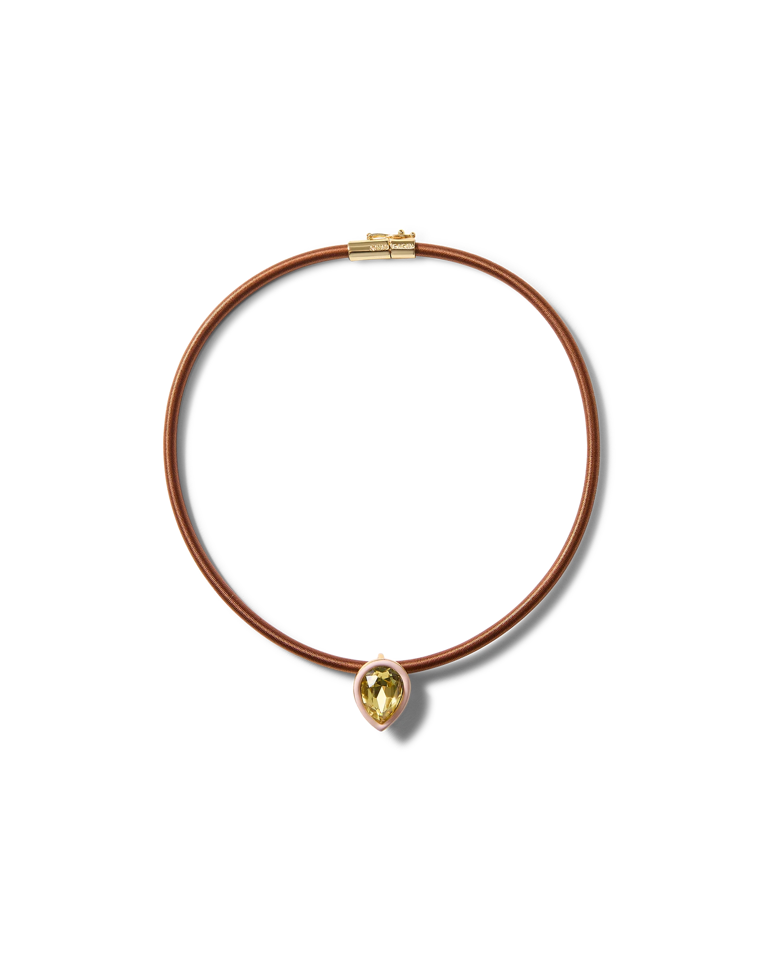 Brown Cord Pendant Necklace - Image 6