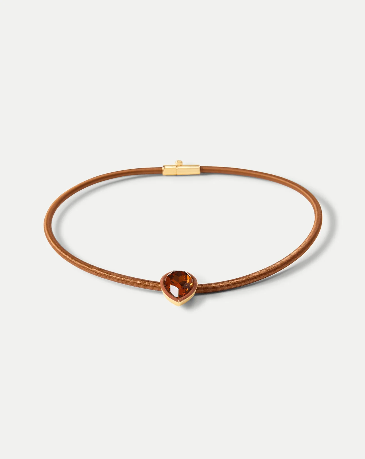 Brown Cord Pendant Necklace - Image 2