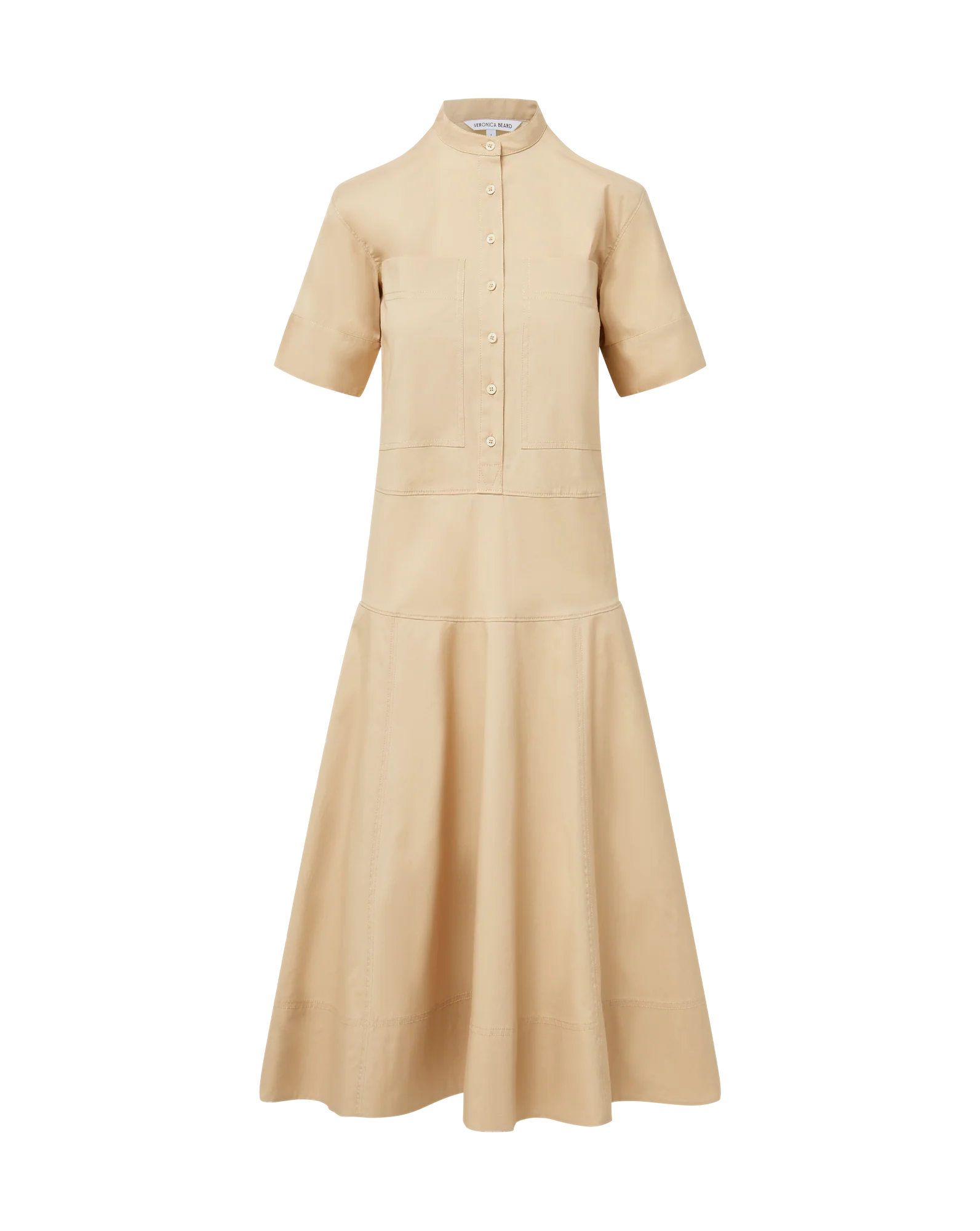 Cam Drop-Waist Midi Shirtdress - Image 6