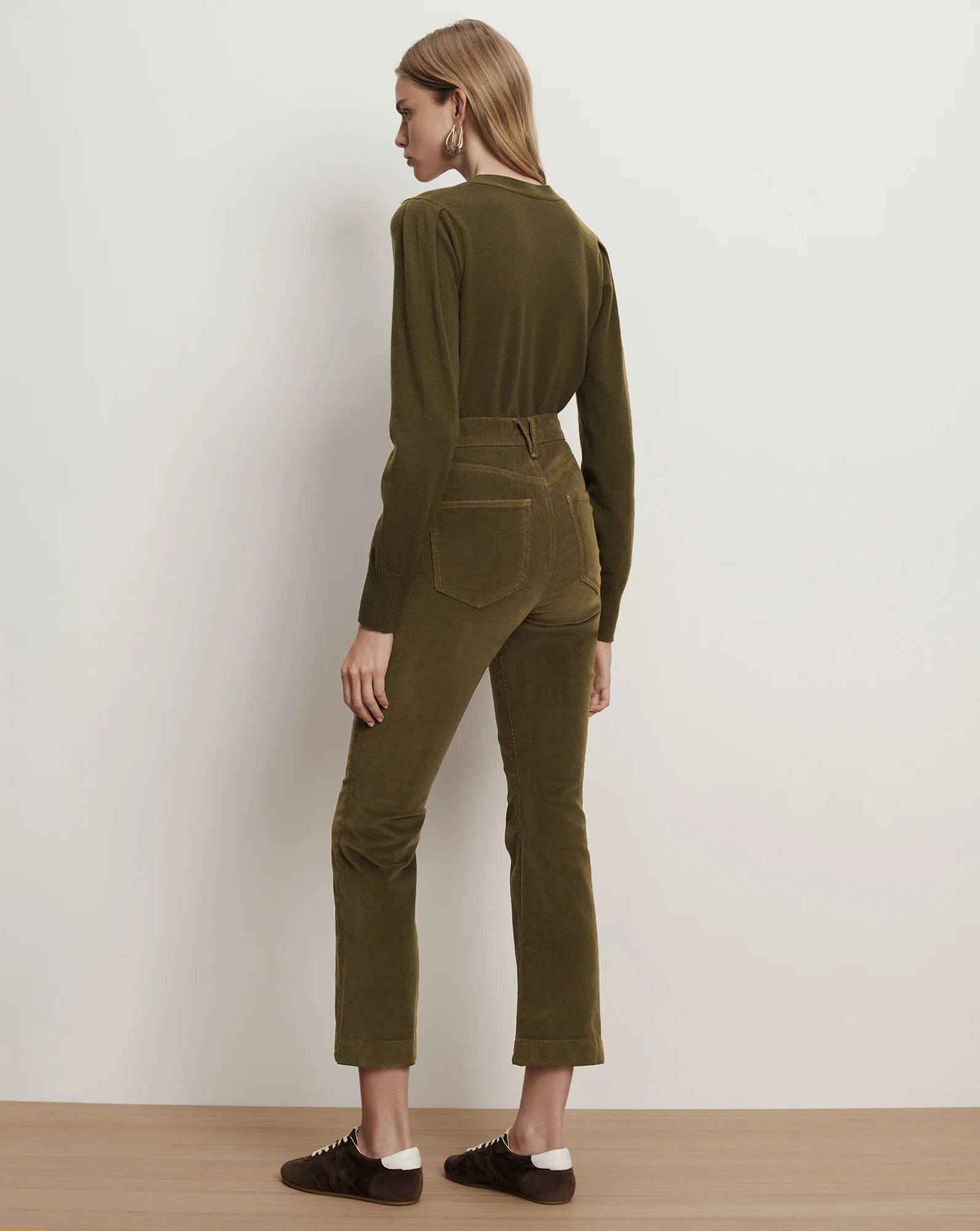 Carson Corduroy Kick-Flare Pant - Image 4