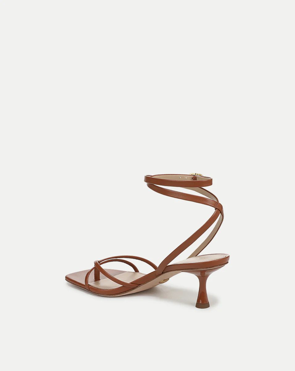 Caterina Leather Ankle-Wrap Sandal - Image 4