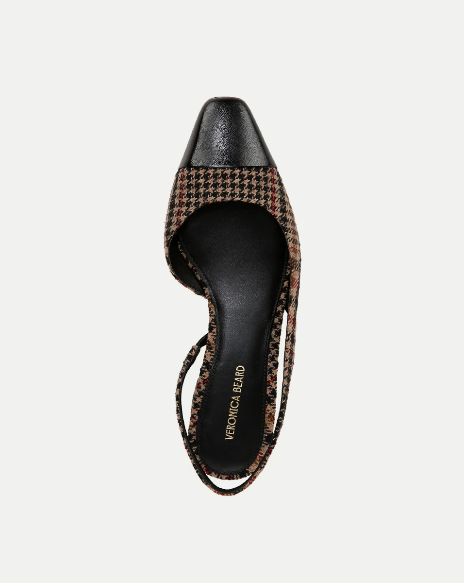 Cecile Plaid Cap-Toe Slingback - Image 3