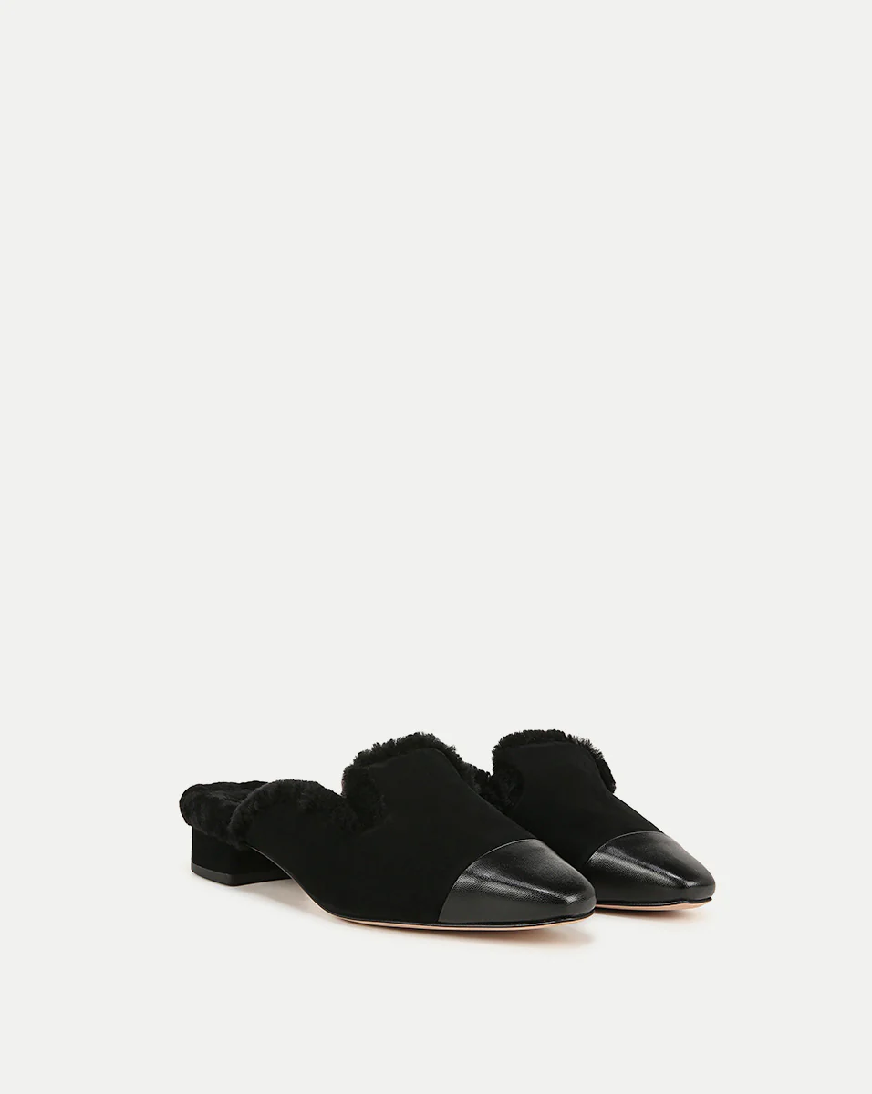 Cecile Shearling Mule - Image 2