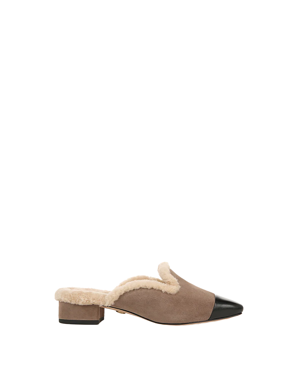 Cecile Shearling Mule - Image 5