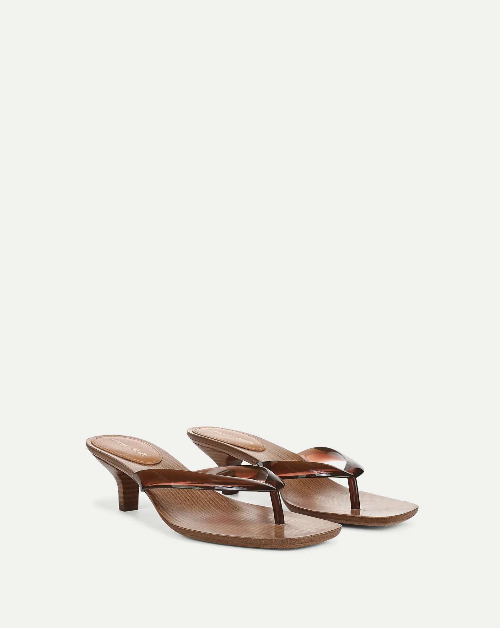 Clea Jelly Kitten-Heel Sandal - Image 3