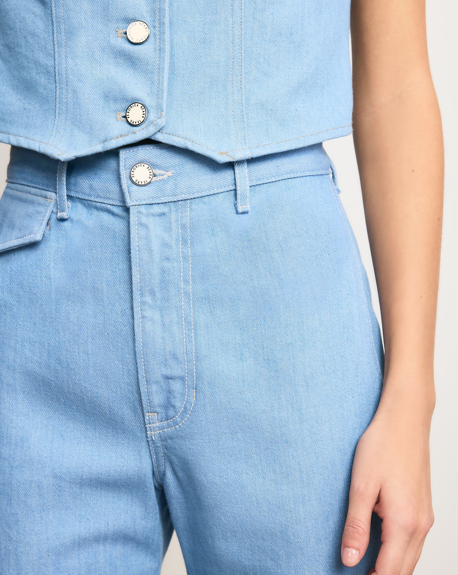 Crosbie Flap-Pocket Slim Wide-Leg Jean - Image 4