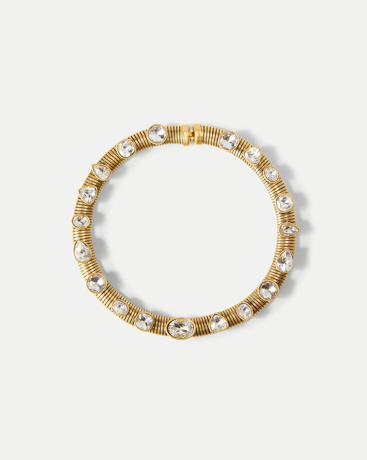 Crystal Tubogas Collar Necklace