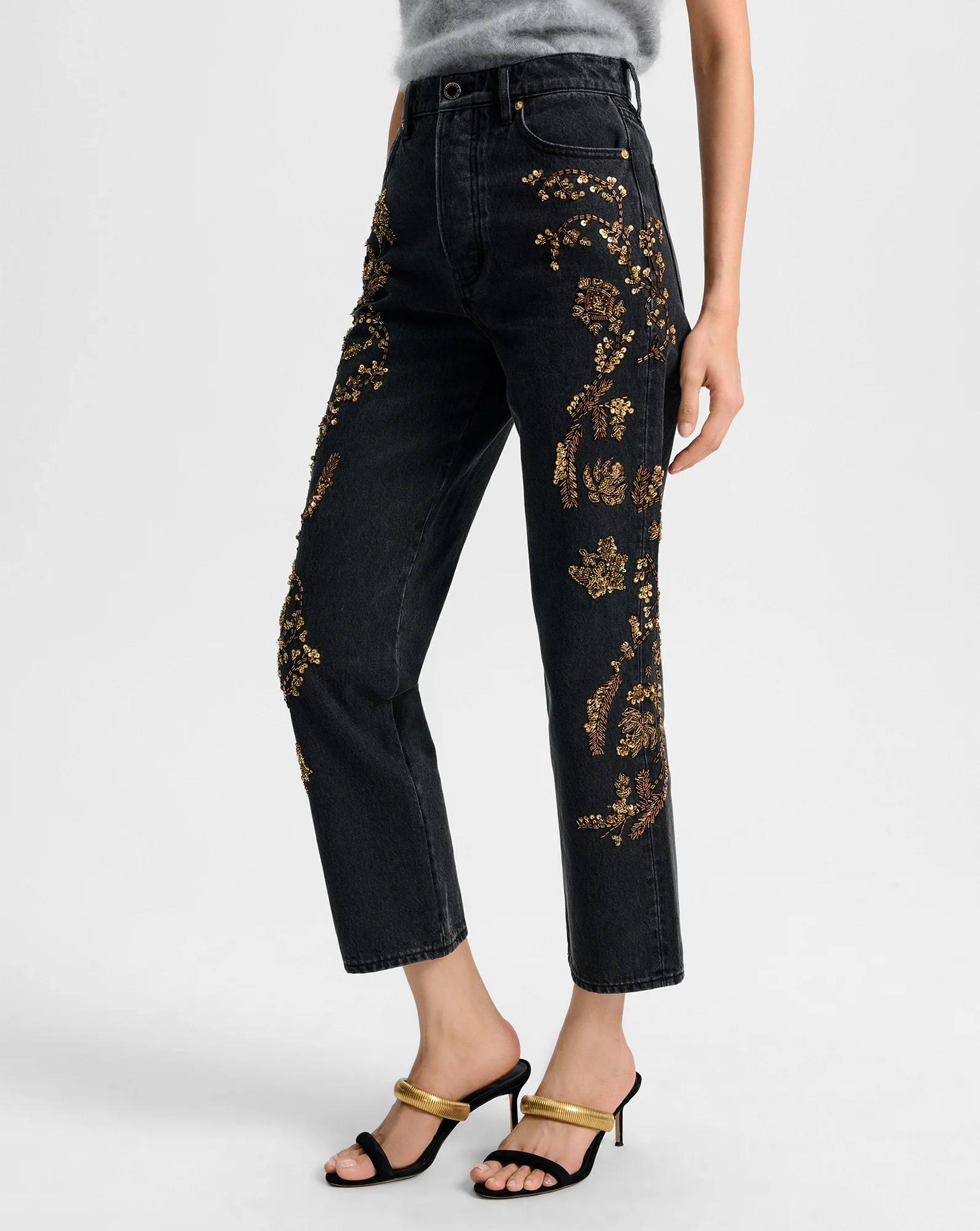 Daniela Embellished Straight-Leg Jean - Image 2