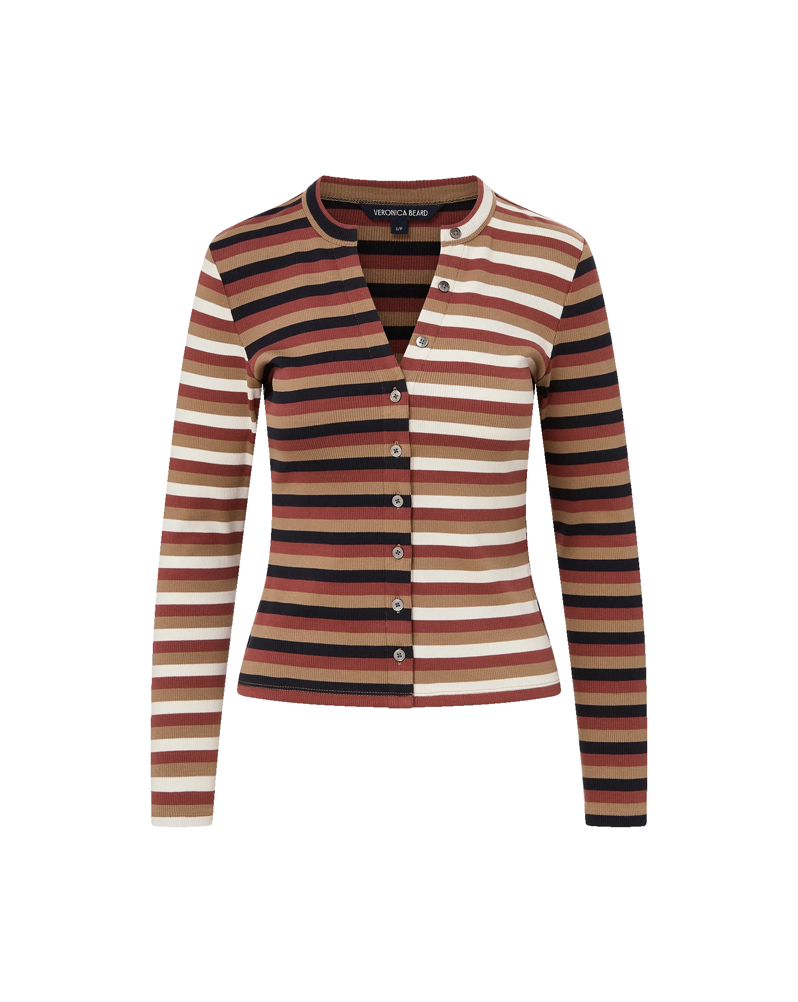 Dilia Striped Button-Down T-Shirt - Image 5