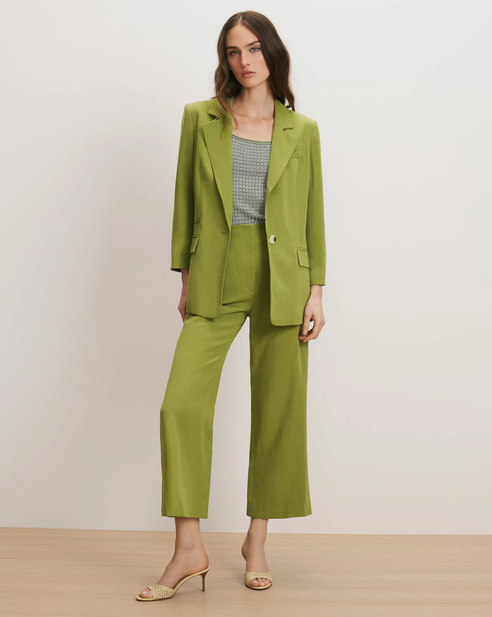 Dova Wide-Leg Linen Pant - Image 4