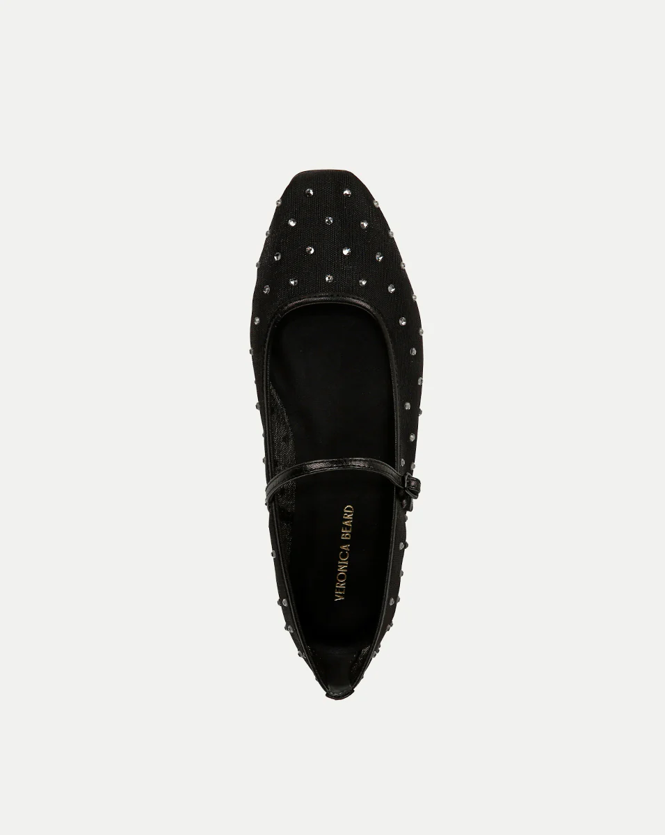 Ellie Crystal Mesh Flat - Image 3
