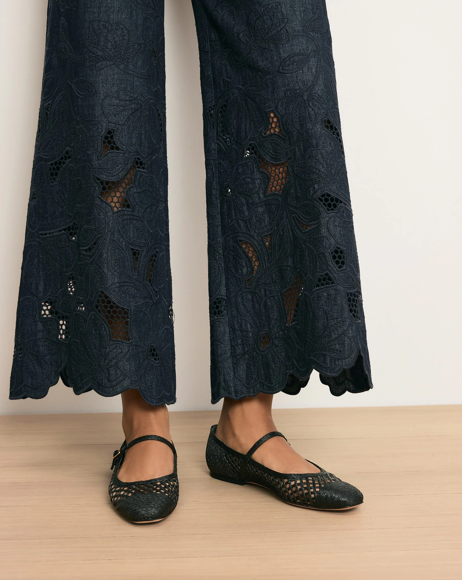 Ellie Raffia Flat - Image 2