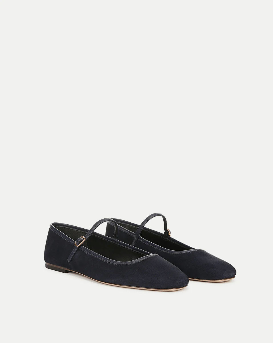 Ellie Suede Flat - Image 3
