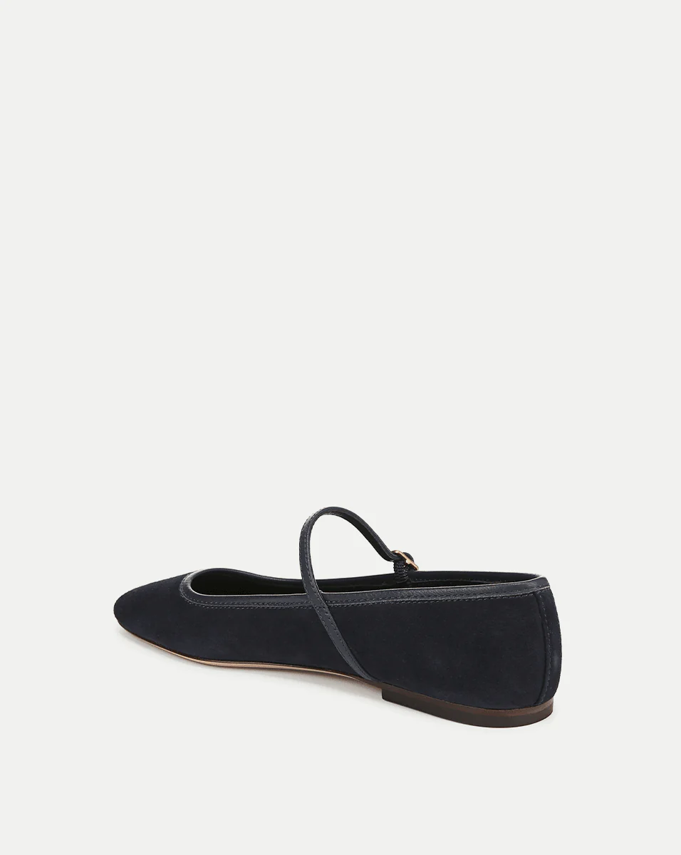 Ellie Suede Flat - Image 5