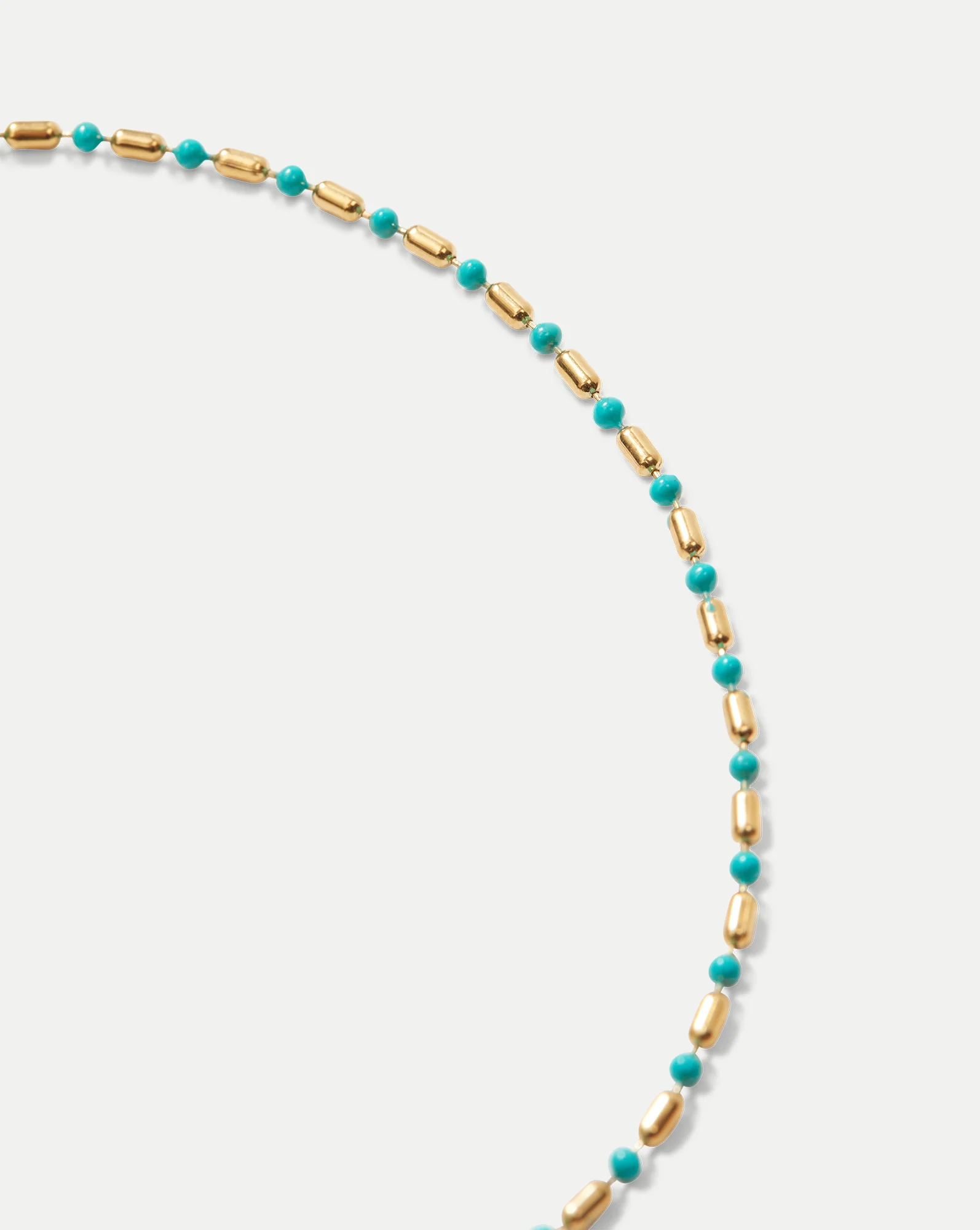 Enamel Bead Chain Anklet - Image 2