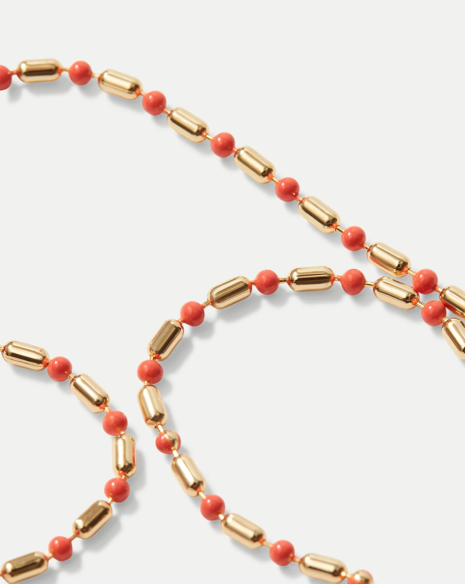 Enamel Bead Chain Necklace - Image 4