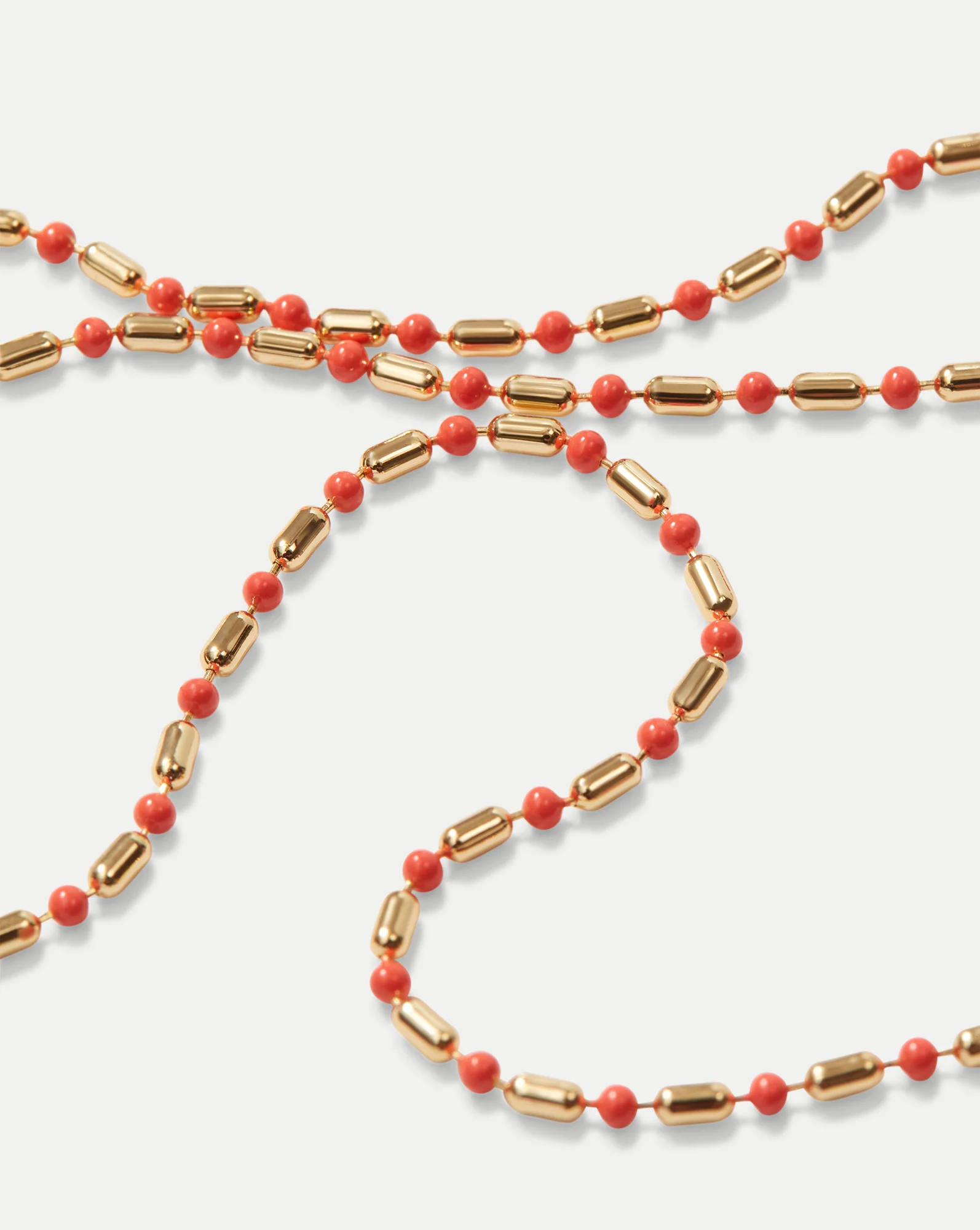 Enamel Bead Chain Necklace - Image 5