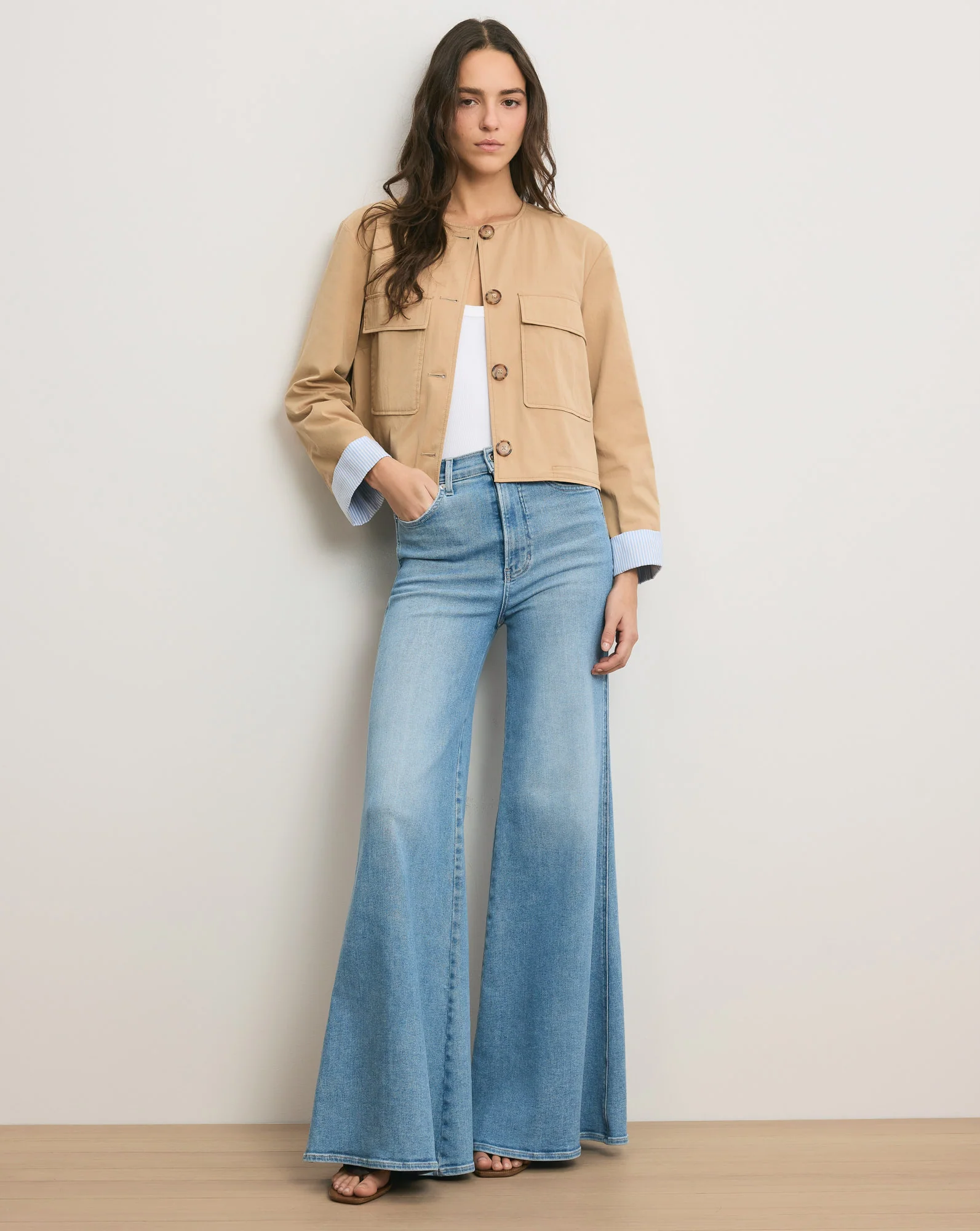 Gala Cropped Utility Jacket - Image 2