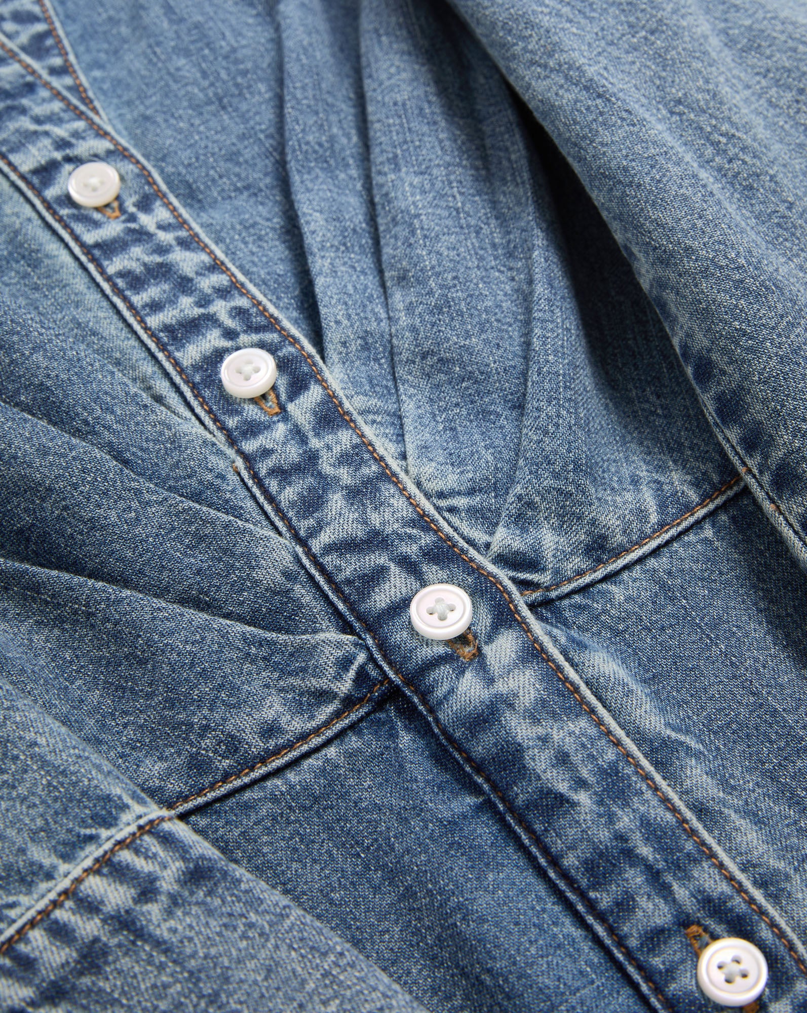 Haydon Denim Midi Shirtdress - Image 3