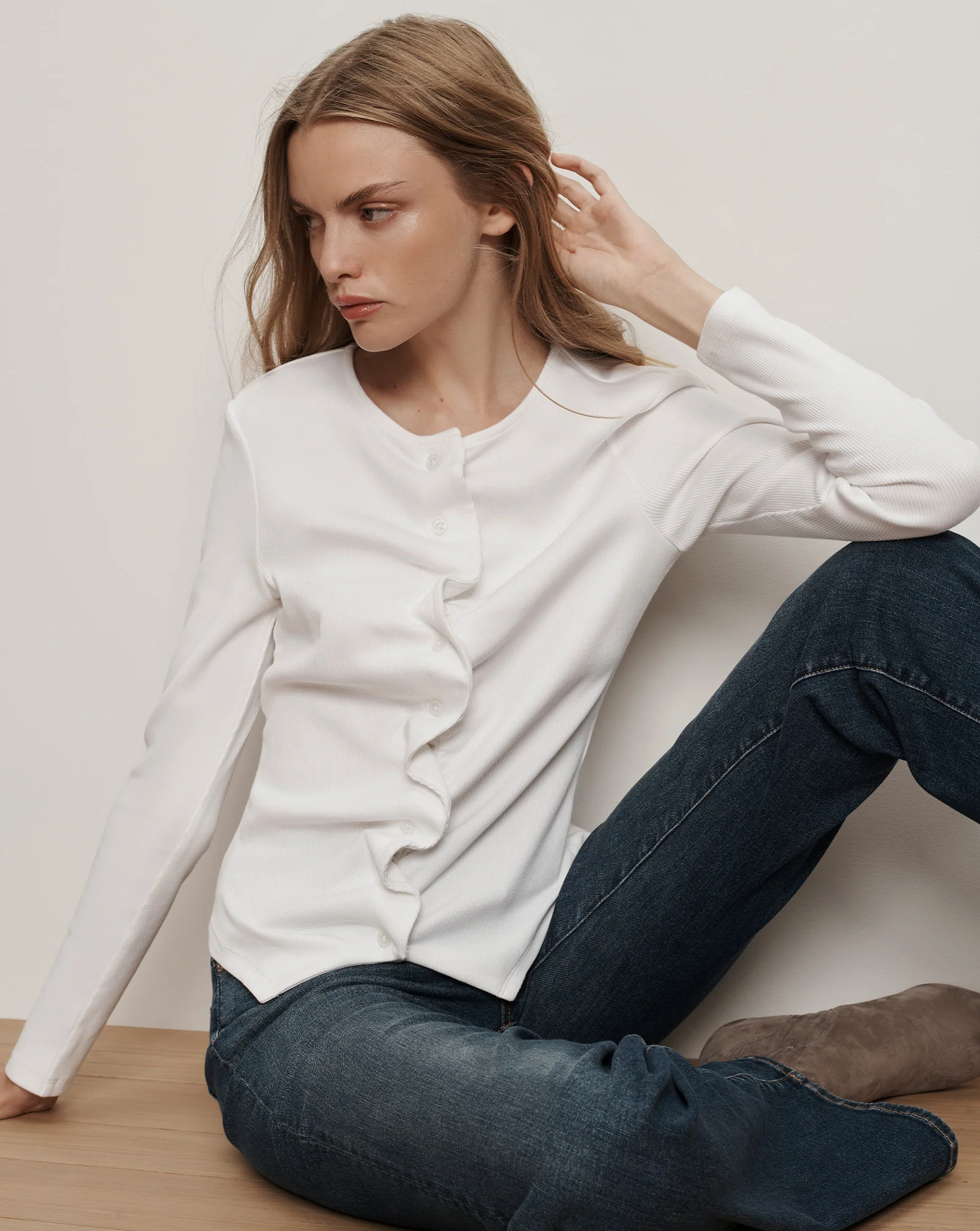 Jasminah Button-Front Top