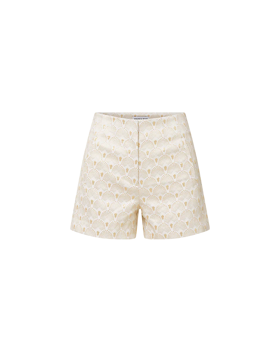 Jazmin Gold-Print Short - Image 7
