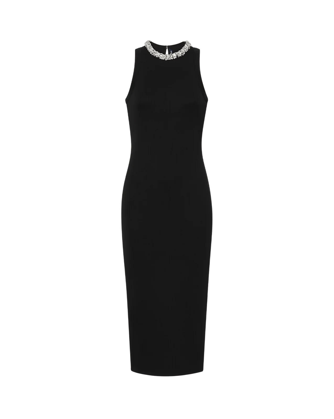Jordyn Embellished-Collar Midi Dress - Image 6