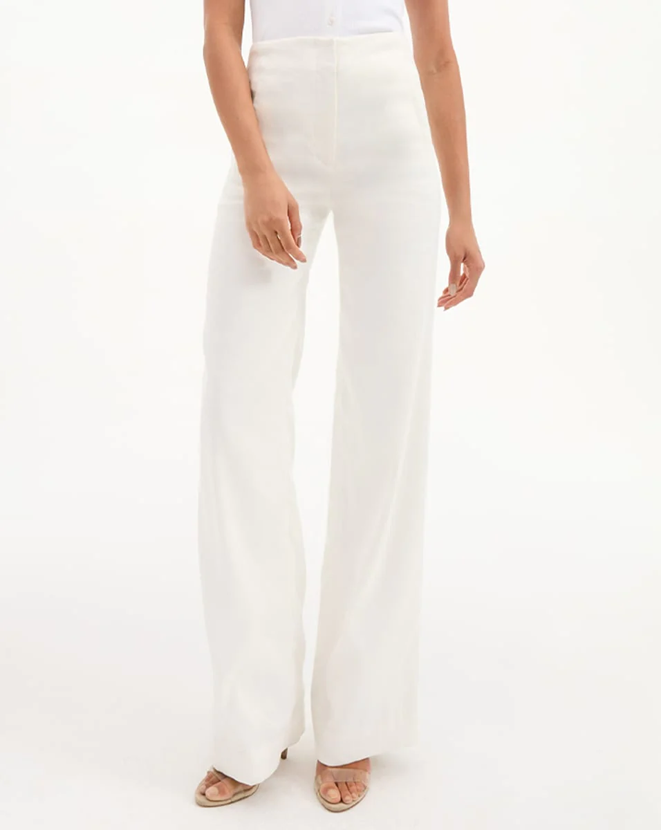 Jude Linen Wide-Leg Pant - Image 2