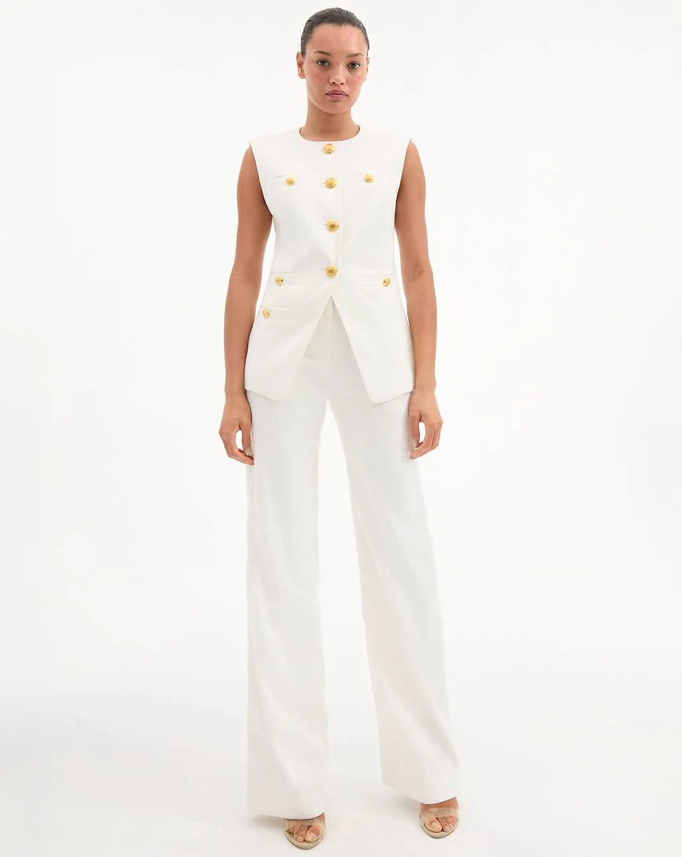 Jude Linen Wide-Leg Pant - Image 6