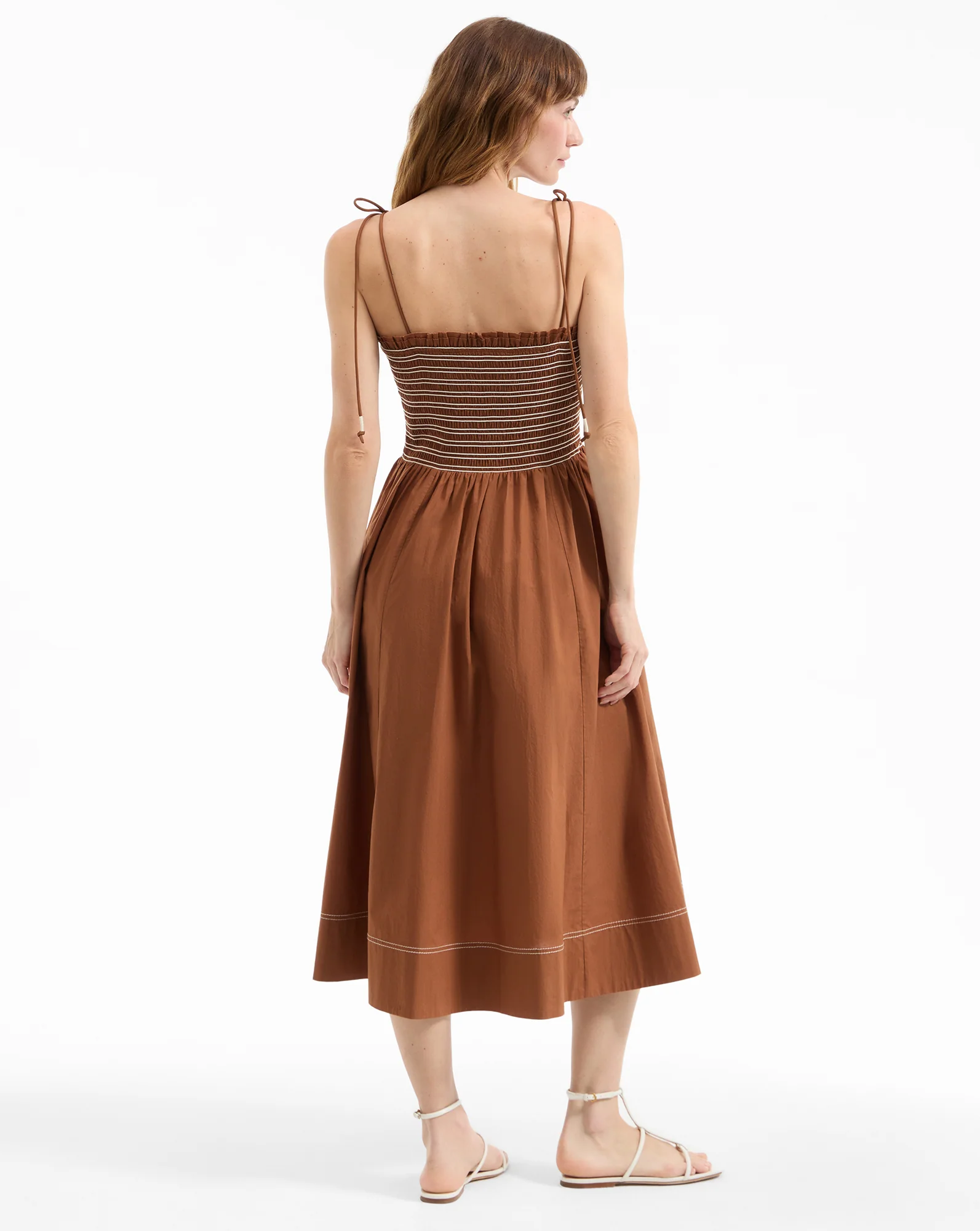 Kaela Smocked Midi Dress - Image 4