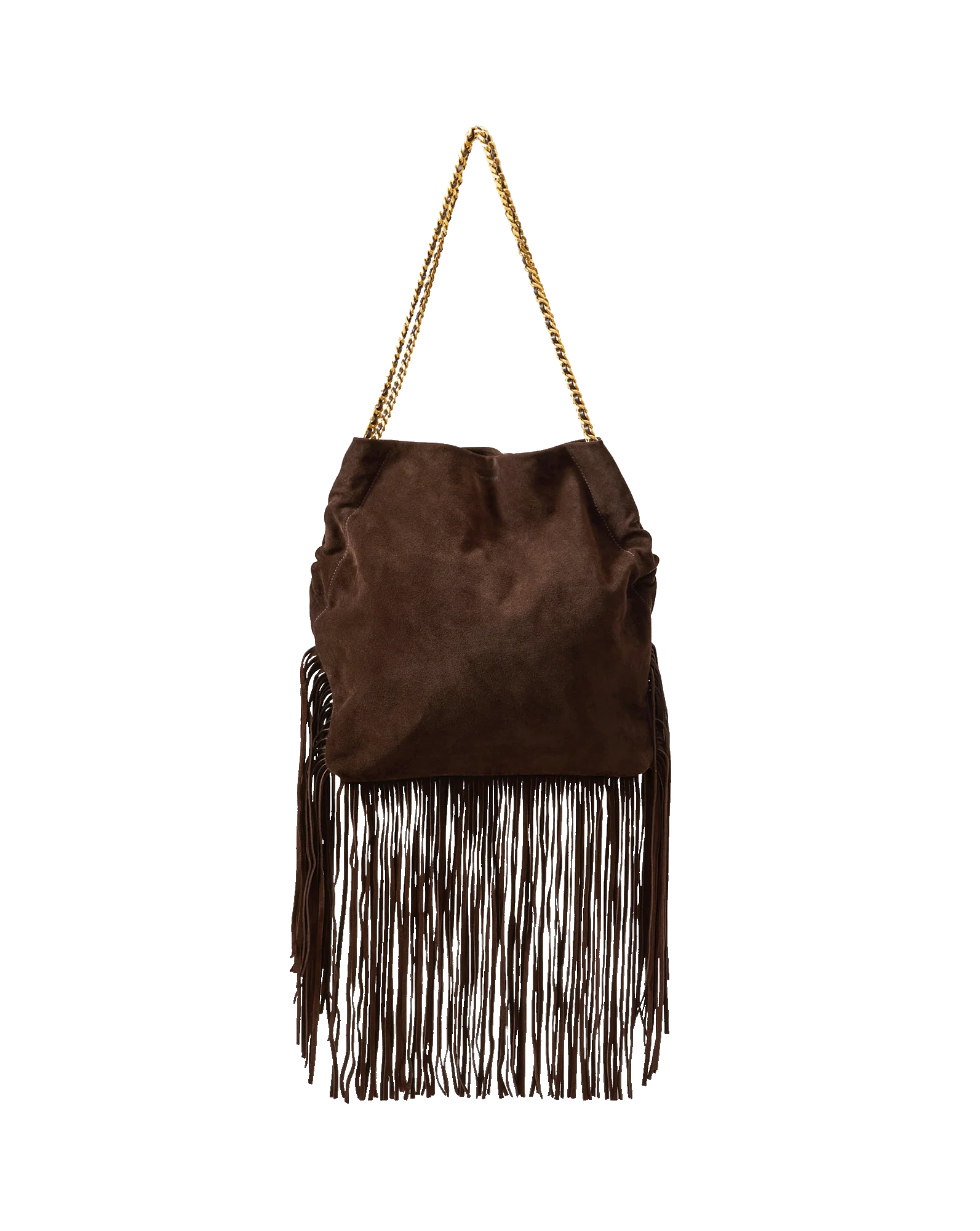 Large Fringe Veronica Beard Slouch Bag - Image 8