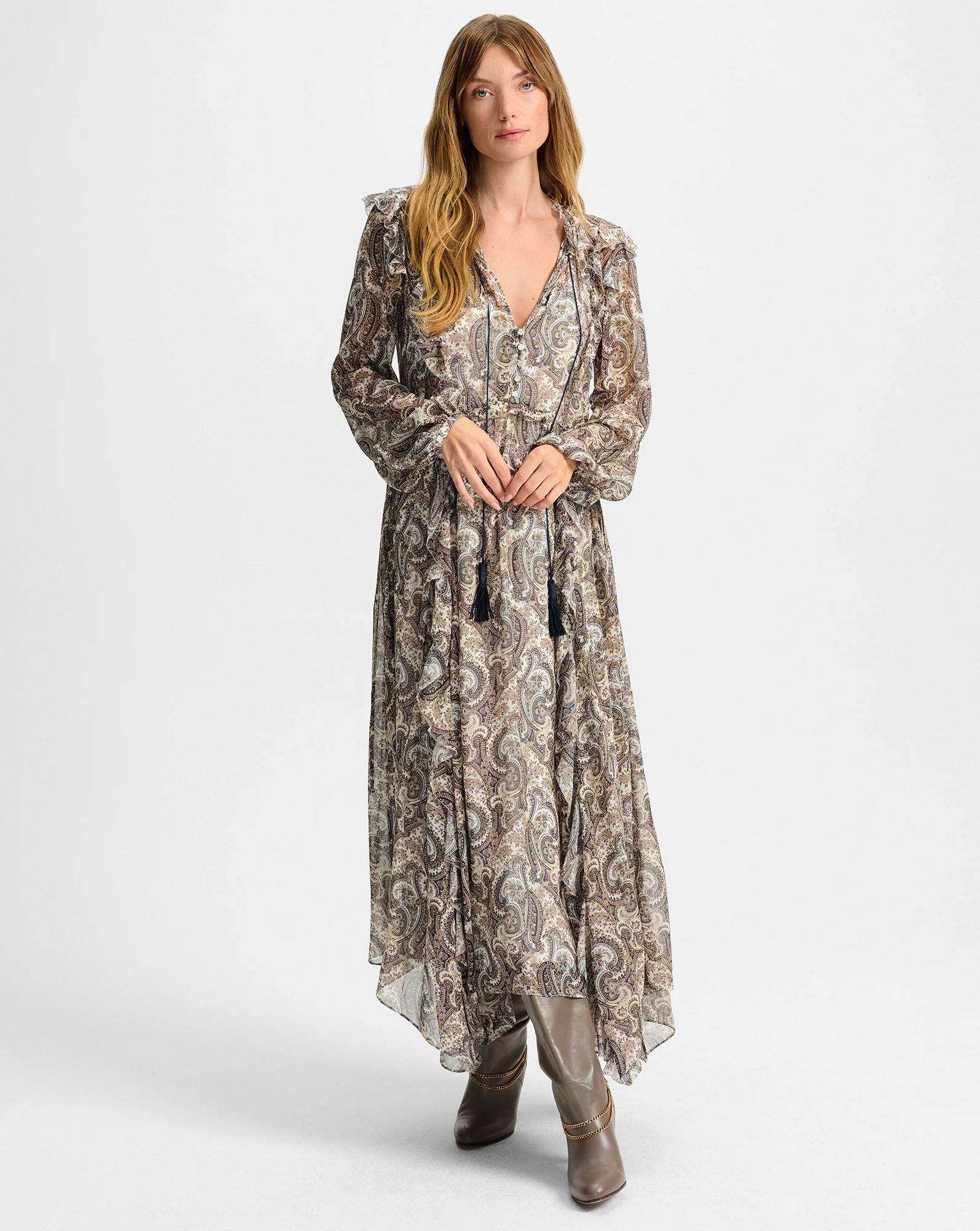 Lilith Silk Maxi Dress - Image 2