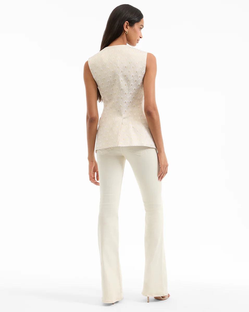 Lois Gold-Print Vest - Image 4