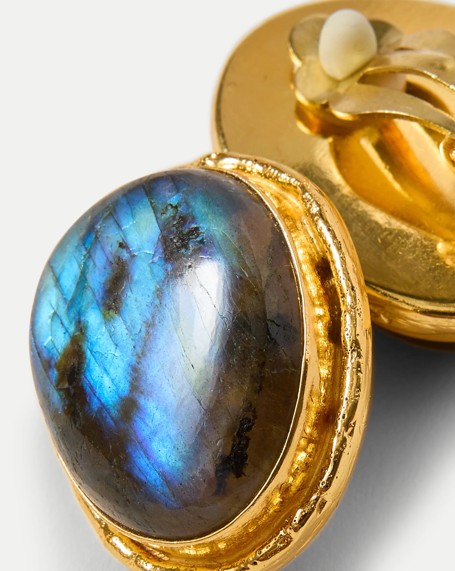 Macaroon Labradorite Earring - Image 4