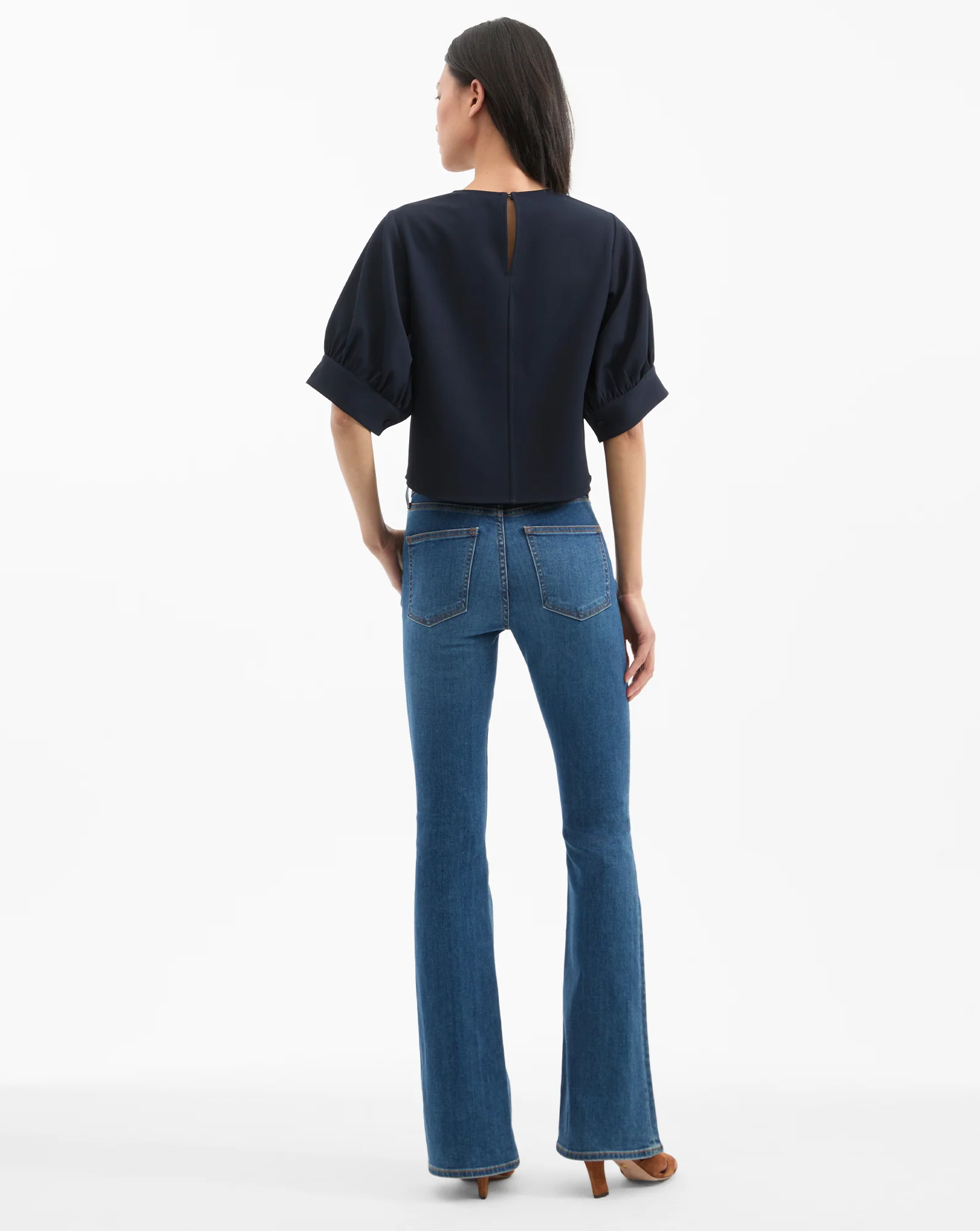 Margaret Balloon-Sleeve Blouse - Image 4