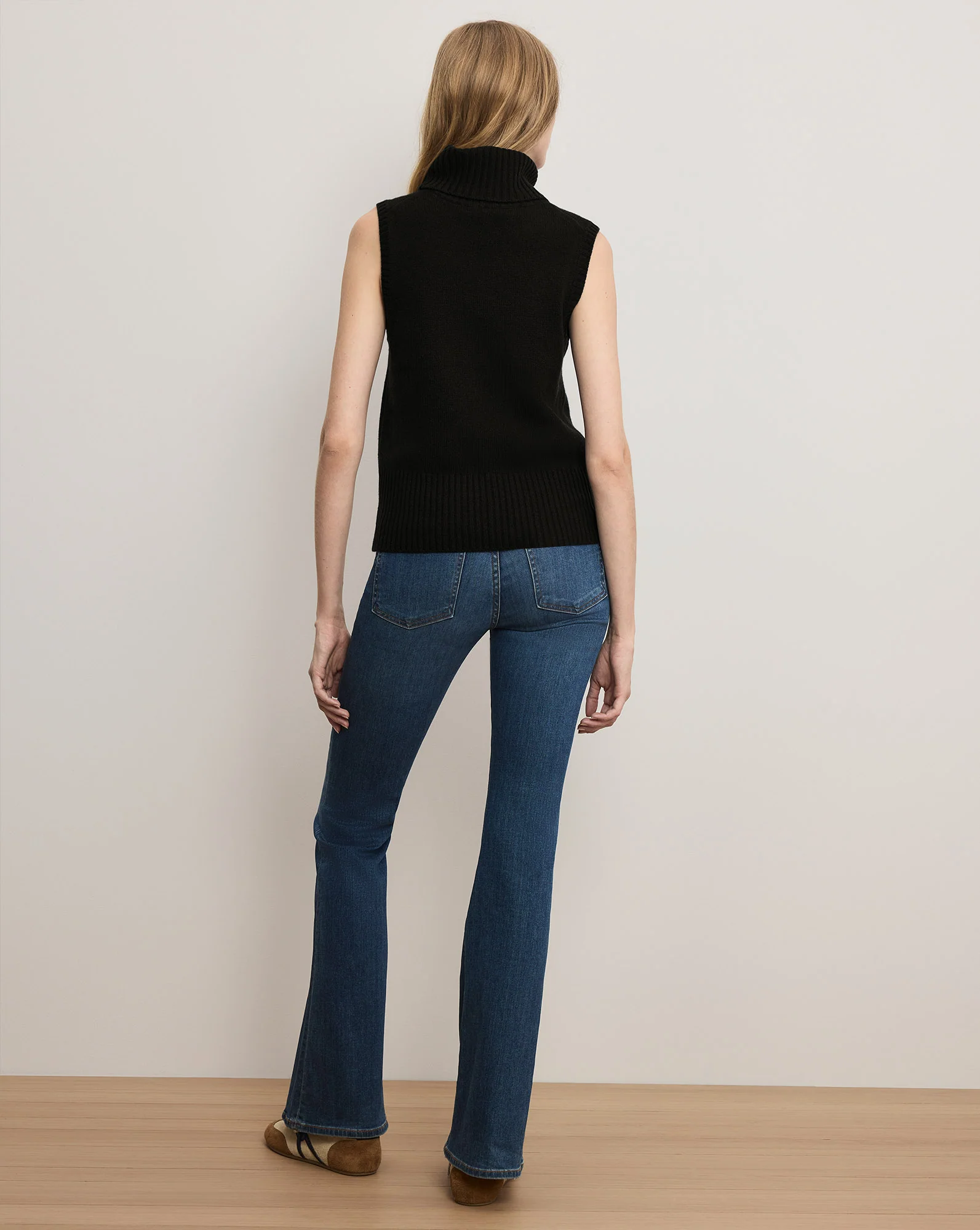 Mazzy Cashmere Sleeveless Sweater - Image 4