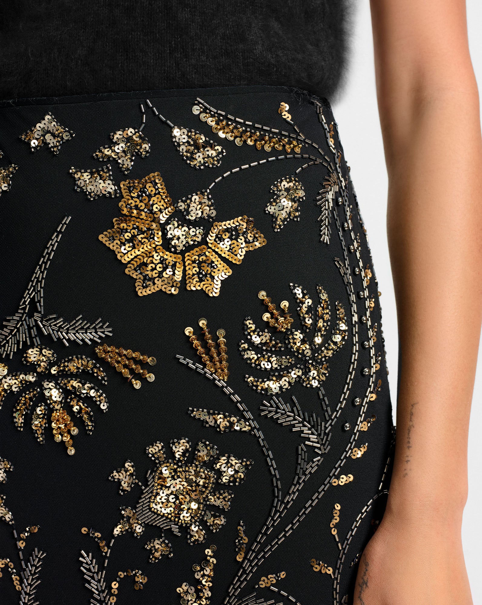 Medina Floral-Embellished Maxi Skirt - Image 6