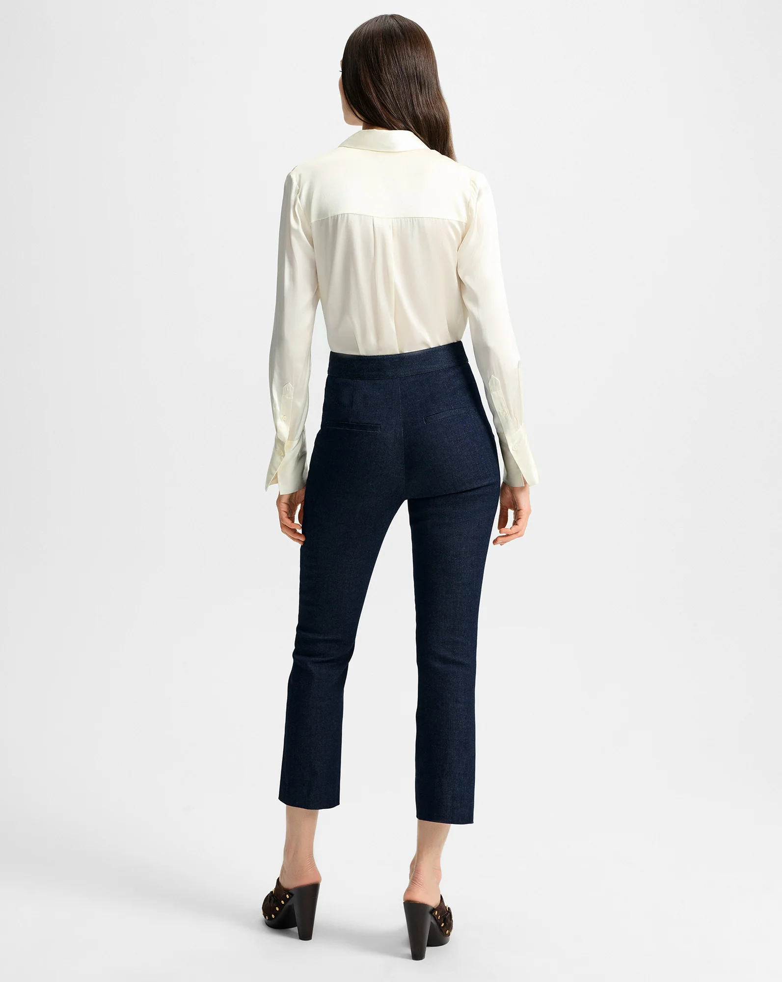 Monique Silk Button-Down Shirt - Image 4