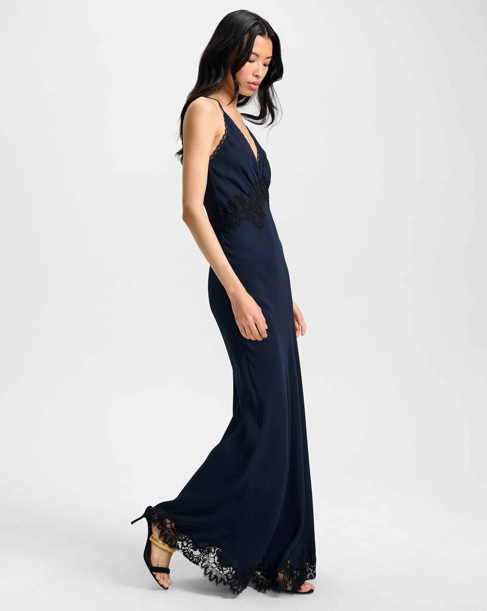 Muriel Lace-Trim Maxi Dress - Image 3