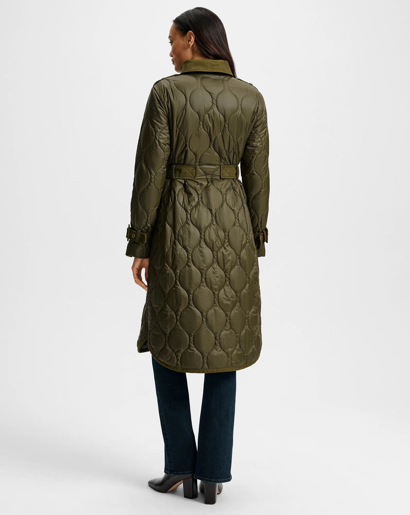 Newberry Puffer Trench Coat - Image 4