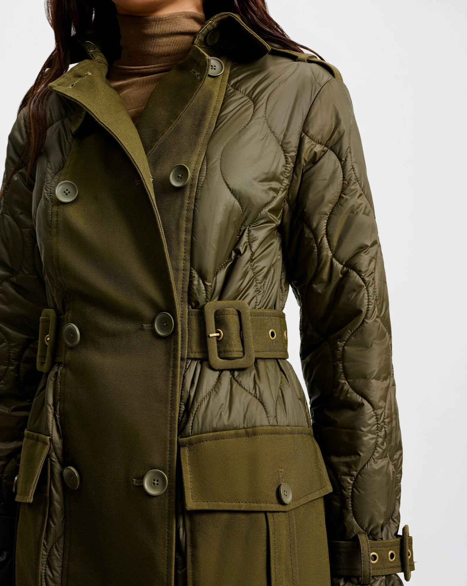 Newberry Puffer Trench Coat - Image 5