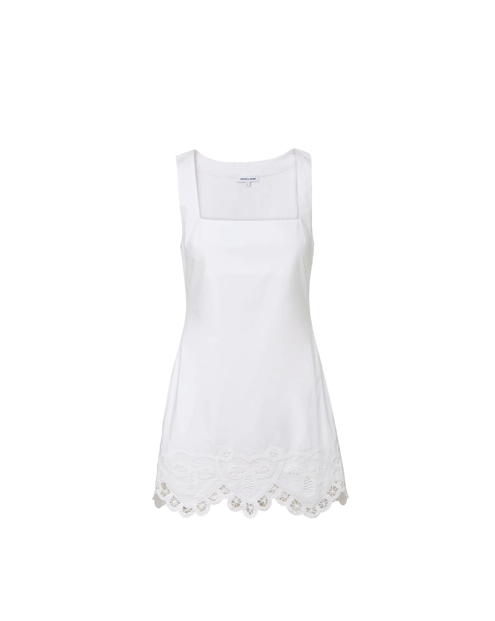 Shanice Lace-Trim Mini Dress - Image 6