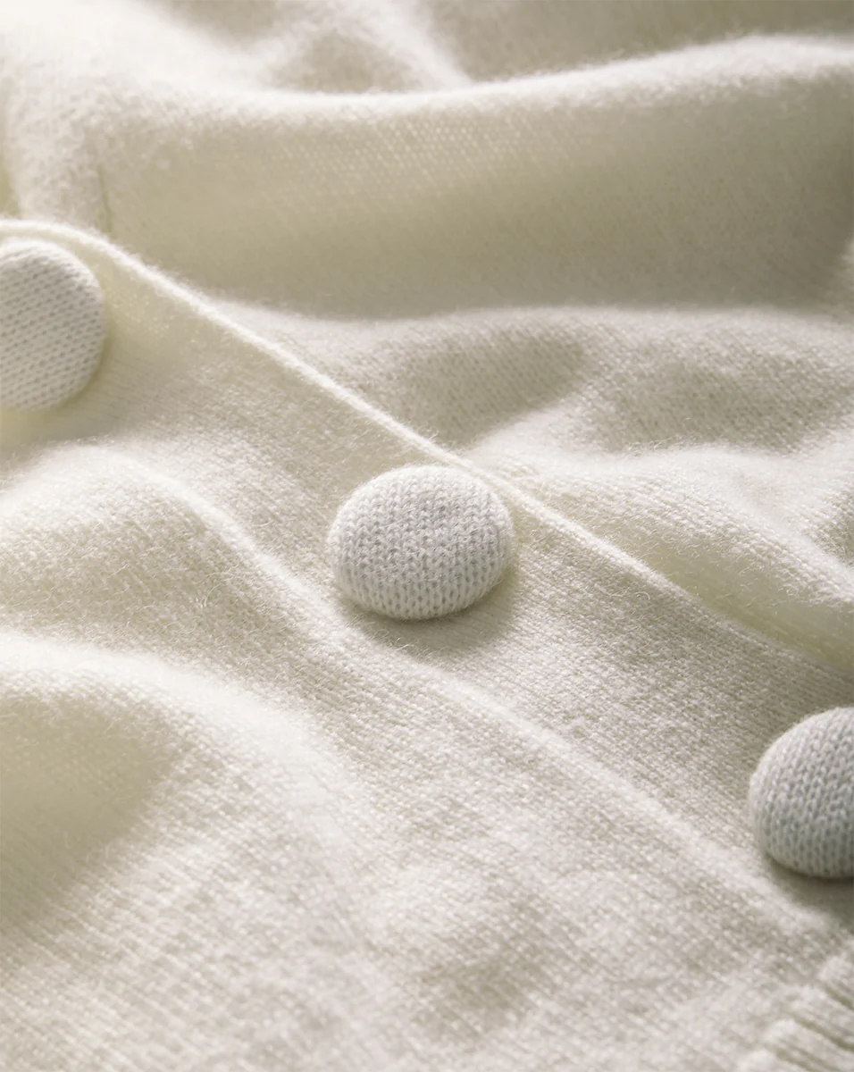 Solene Short Sleeve Cashmere Cardigan - Image 4