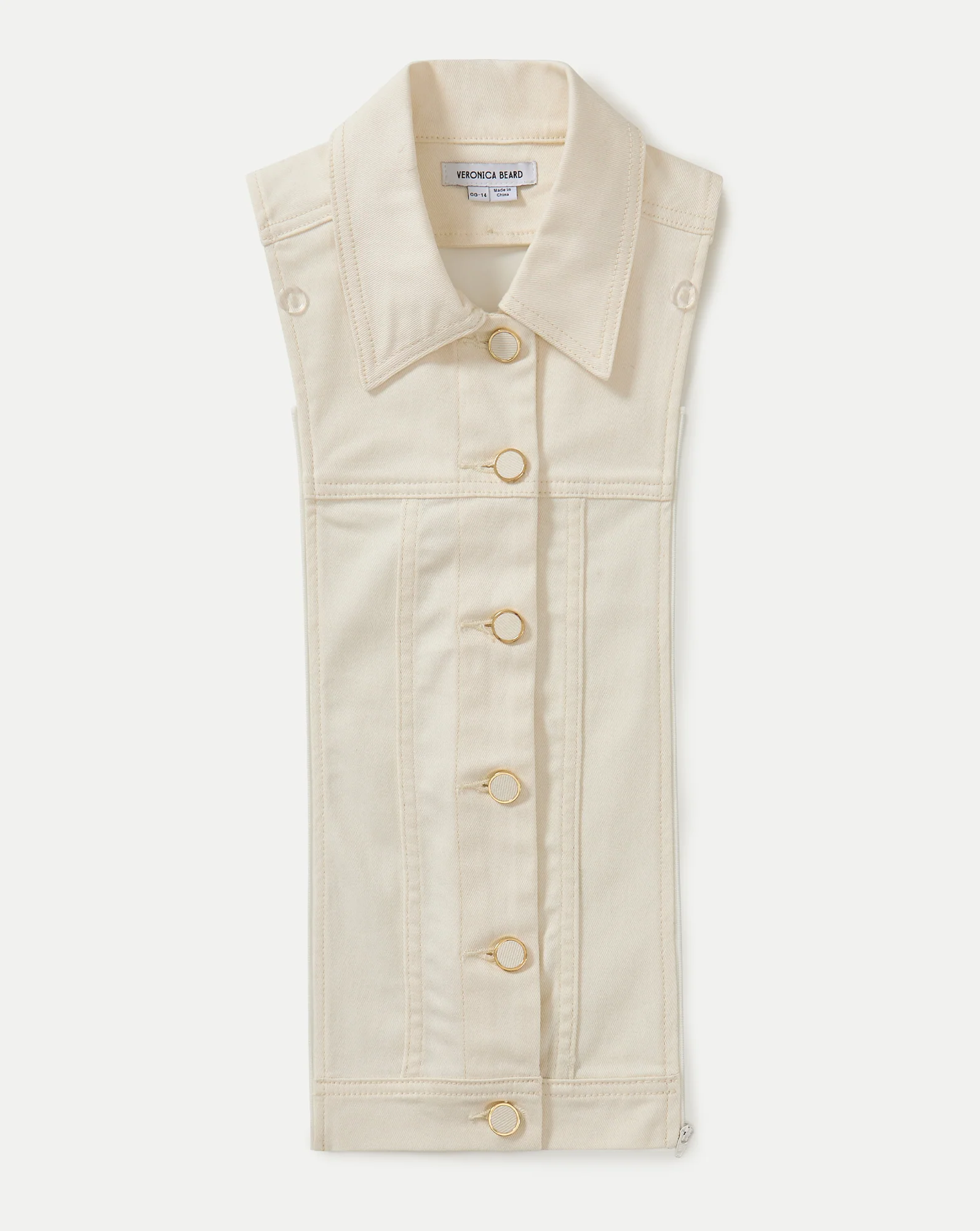 Slate Cotton Twill Dickey