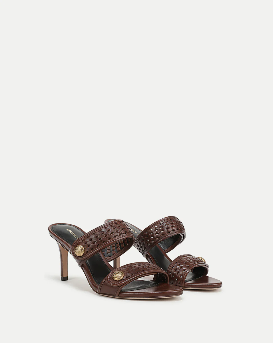 Sona Woven Heeled Sandal - Image 3