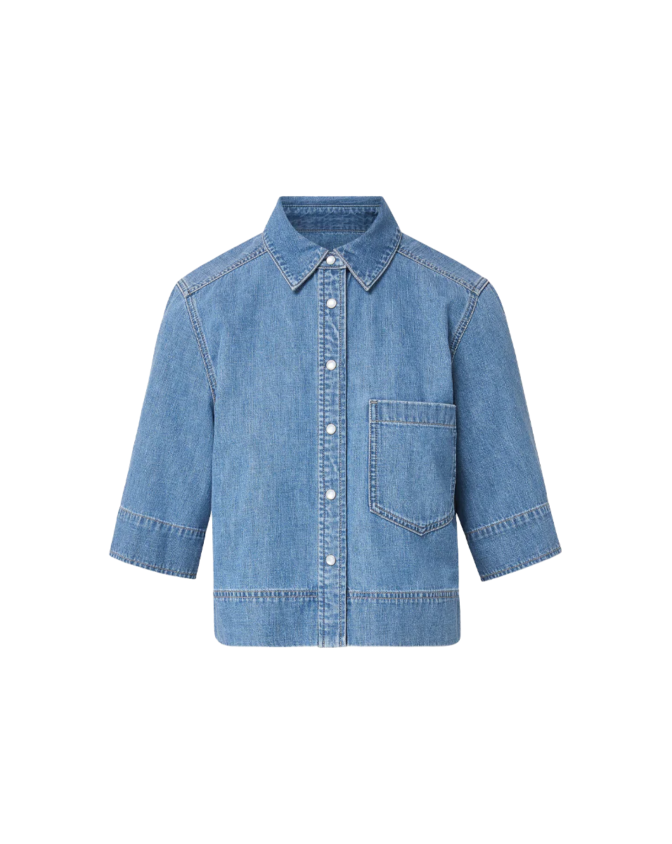 Spruce Denim Button-Down Shirt - Image 8